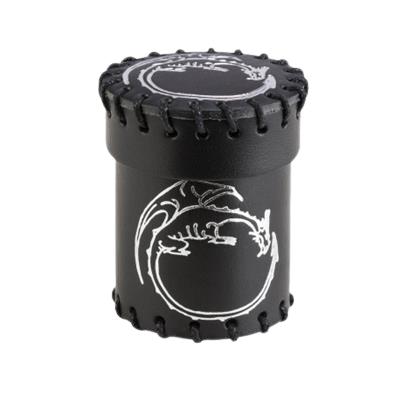 Dragon Black Leather Dice Cup