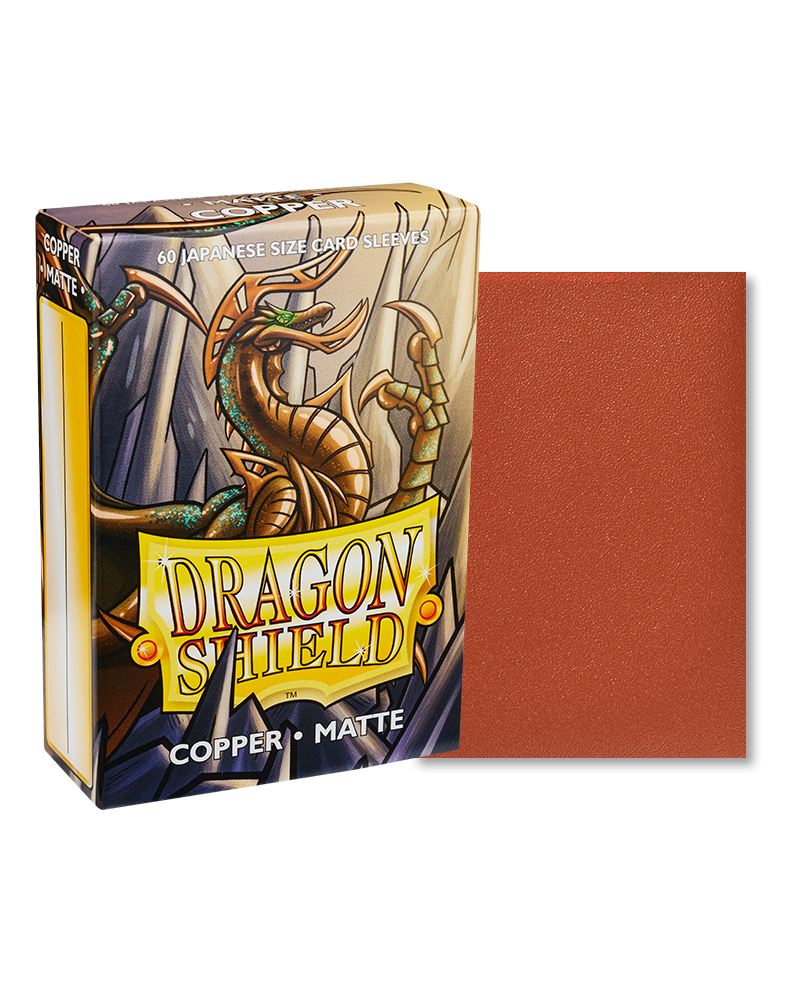 Dragon Shield Japanese Matte Sleeves - Copper 'Munay' (60 Sleeves)