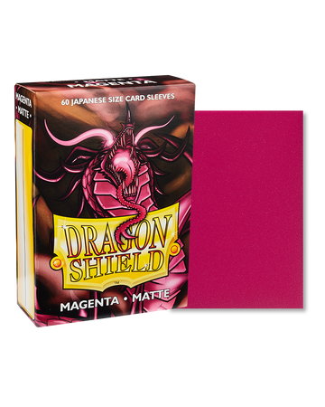 Dragon Shield Japanese Matte Sleeves - Magenta (60 Sleeves)