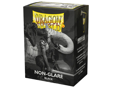 Dragon Shield Sleeves - Matte NonGlare Standard size - Black V2 (100)