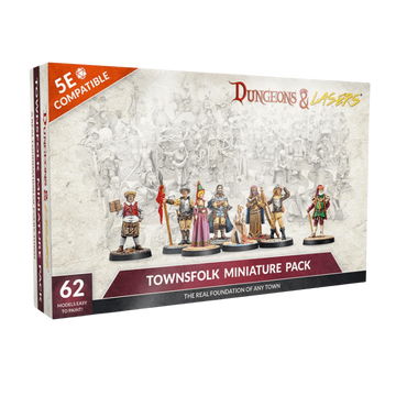 Dungeons & Lasers - Townsfolk Miniature Pack