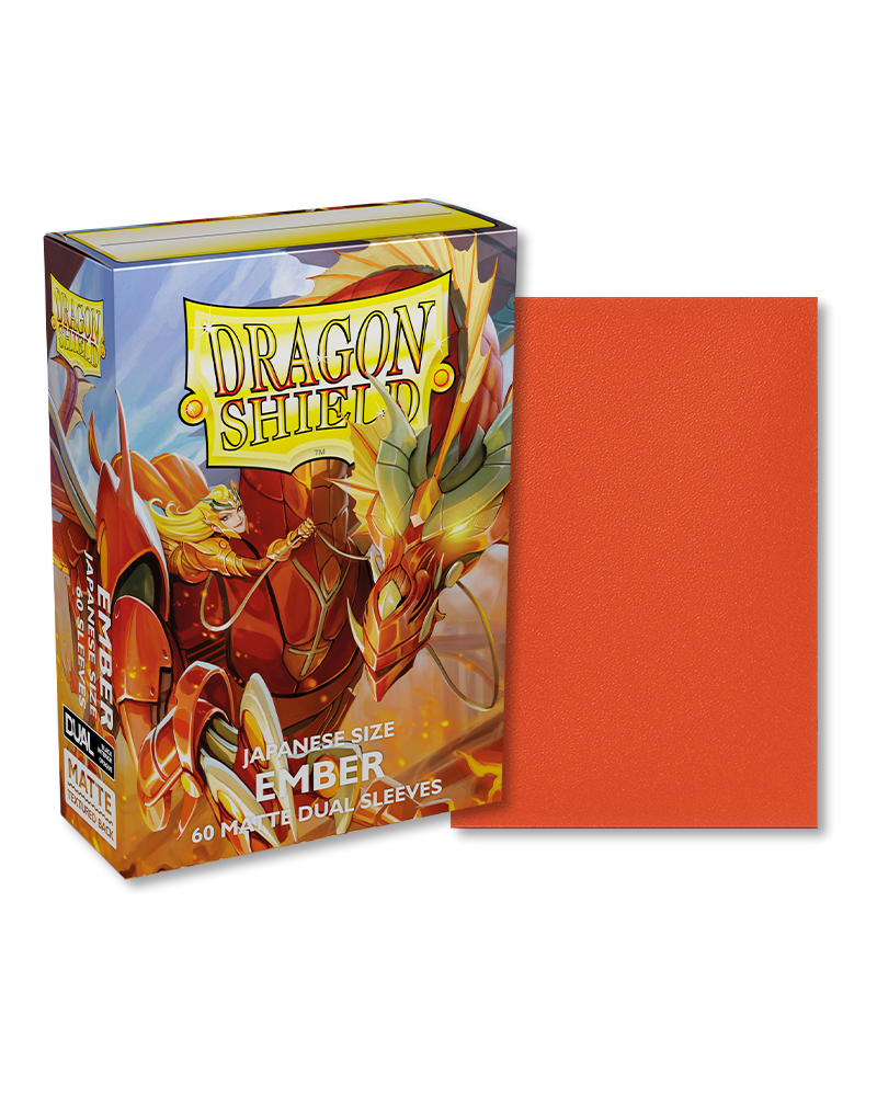 Dragon Shield Japanese Dual Matte Sleeves - Ember 'Alaria, Warrior Princess' (60 Sleeves)