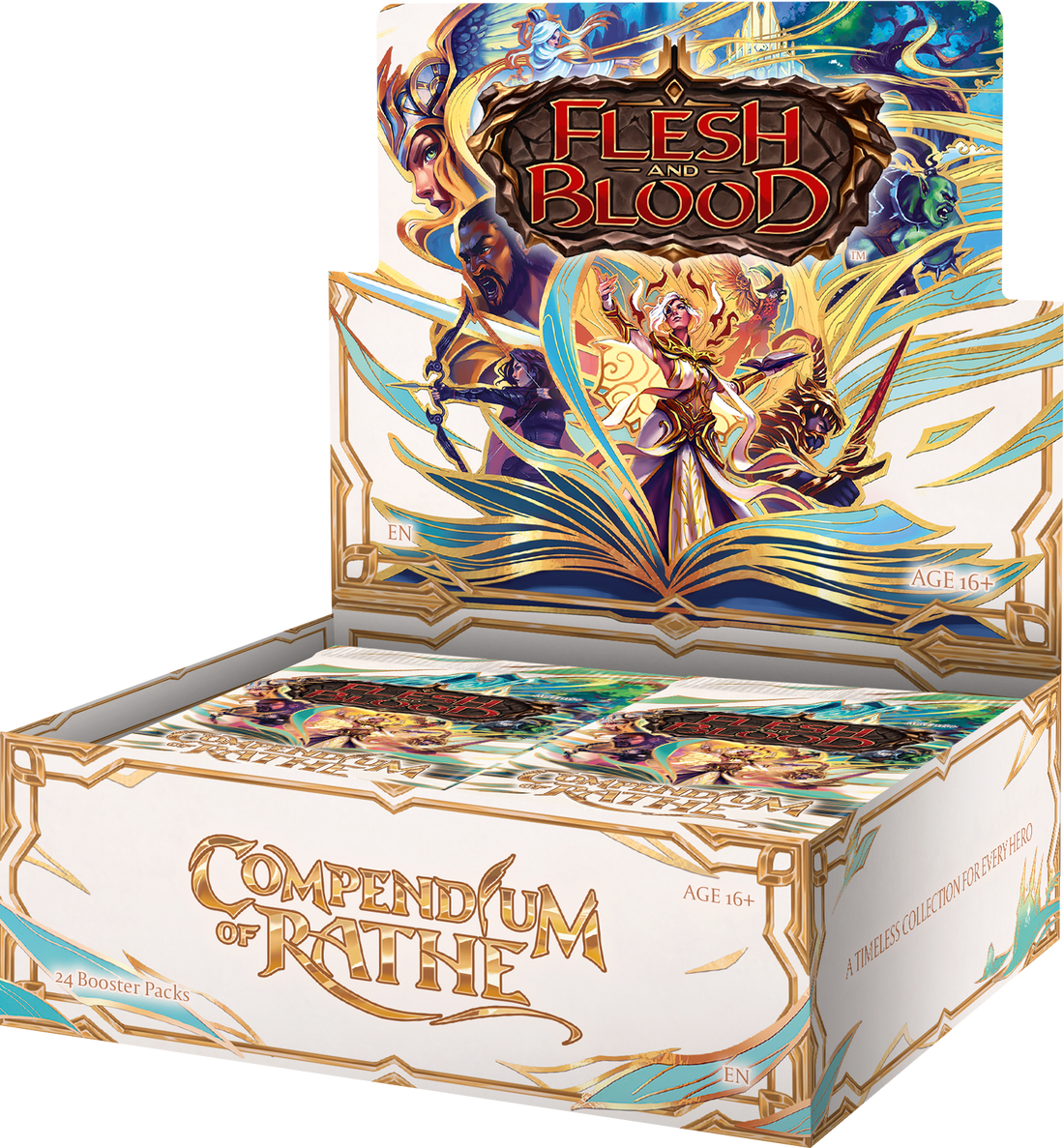 Flesh and Blood TCG - Compendium of Rathe Booster Display (24 Packs) - EN