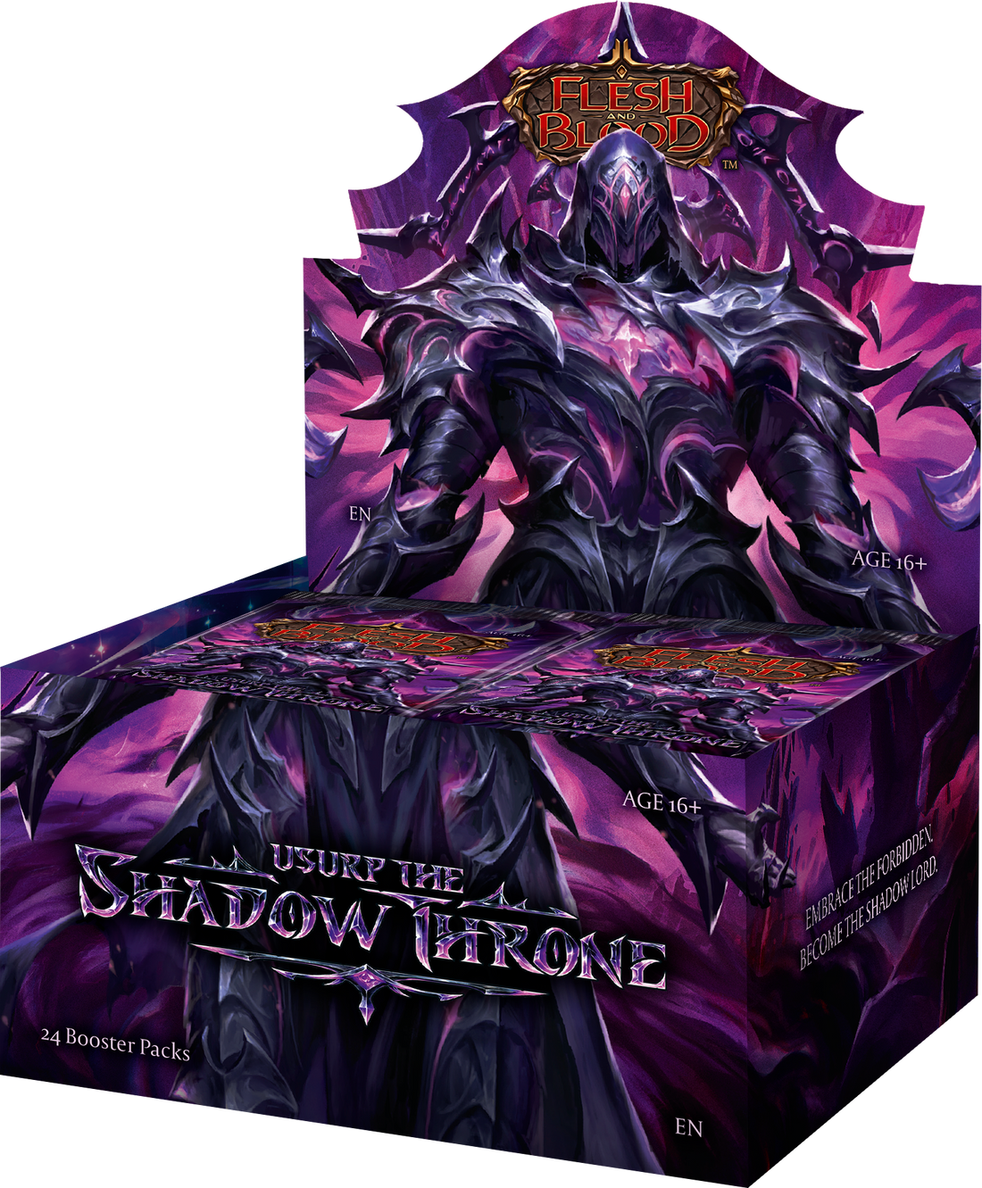 Flesh & Blood TCG - Usurp the Shadow Throne Booster Display (24 Packs)