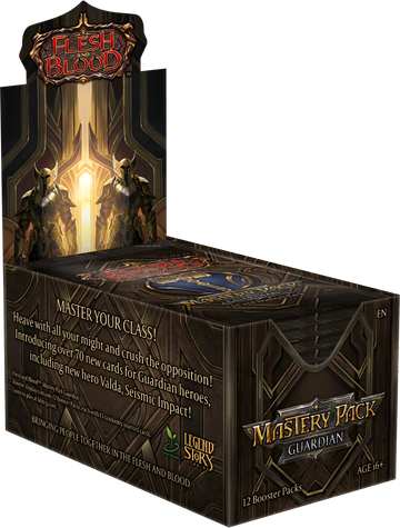 Flesh and Blood TCG - Mastery Pack Guardian Booster Display (12 Booster) - EN