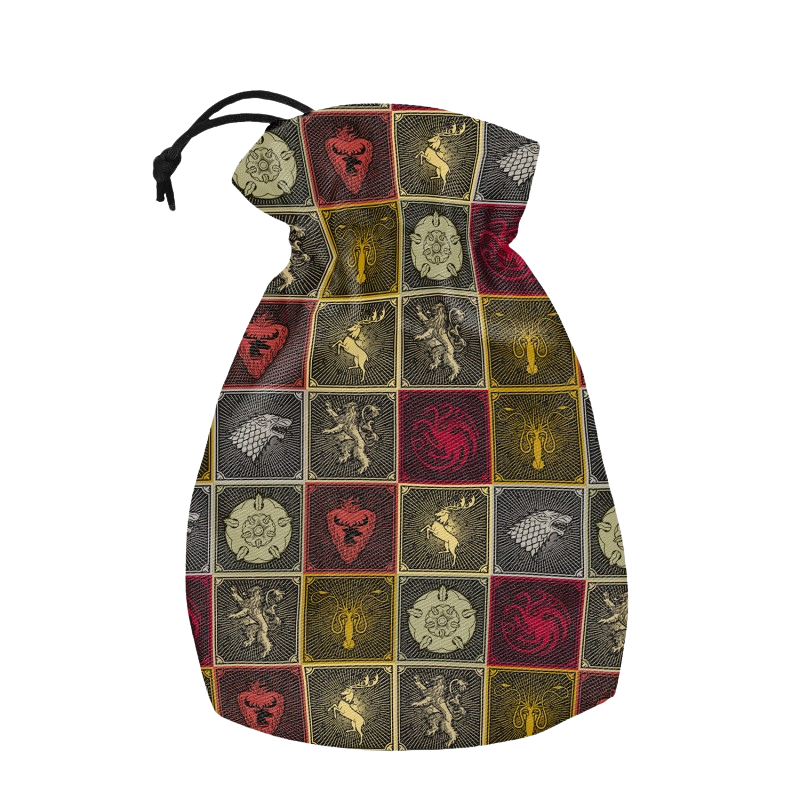 Game of Thrones - The Sigils Pattern Dice Pouch