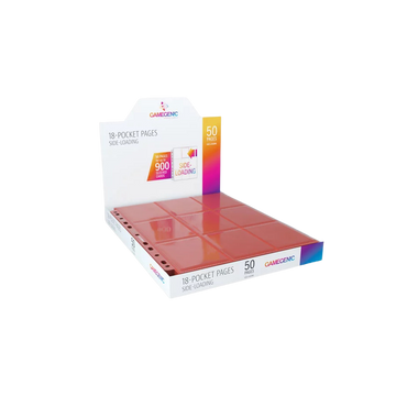 Gamegenic - Sideloading 18-Pocket Pages Display Red