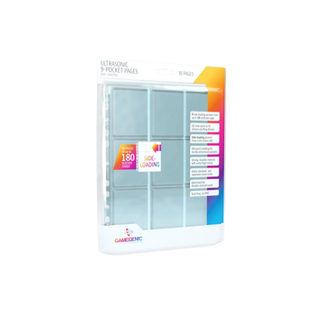Gamegenic - Ultrasonic 9-Pocket Pages Sideloading 10 pcs pack