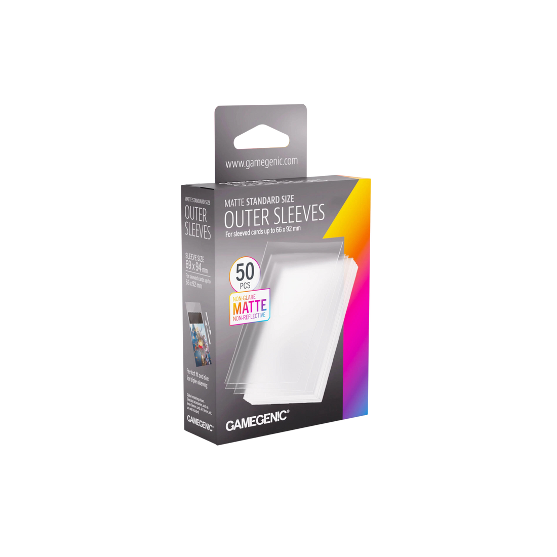 Gamegenic - Matte Outer Sleeves Standard Size 69x94