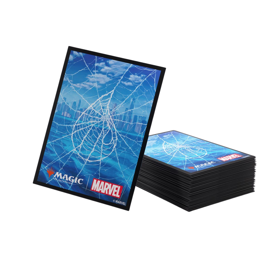 Gamegenic - Magic: The Gathering | Marvel's Spider-Man Premium Art Sleeves - Spider-Man Island