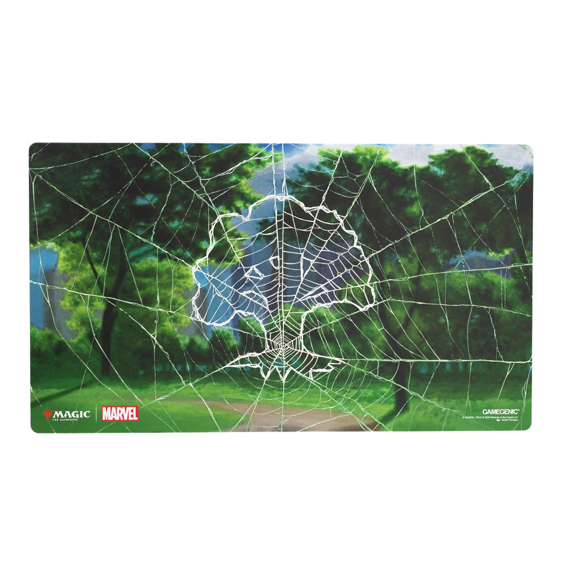 Gamegenic - Magic: The Gathering | Marvel's Spider-Man Shiny Playmat - Spider-Man Forest