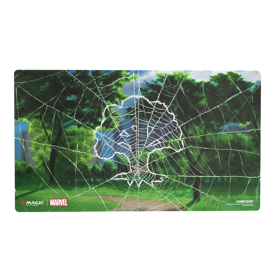 Gamegenic - Magic: The Gathering | Marvel's Spider-Man Shiny Playmat - Spider-Man Forest