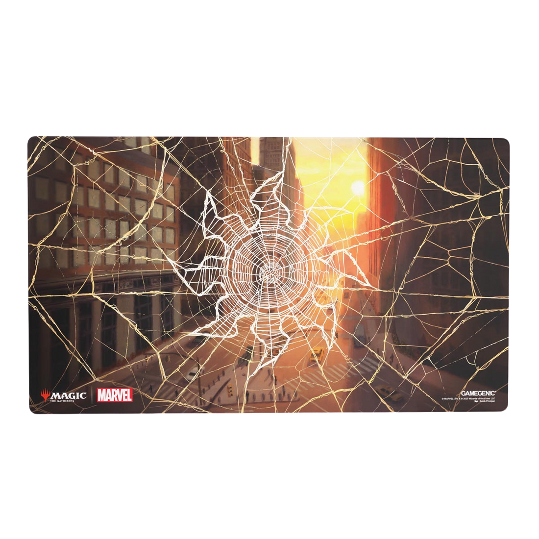 Gamegenic - Magic: The Gathering | Marvel's Spider-Man Shiny Playmat - Spider-Man Plains