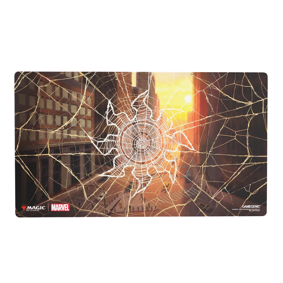 Gamegenic - Magic: The Gathering | Marvel's Spider-Man Shiny Playmat - Spider-Man Plains