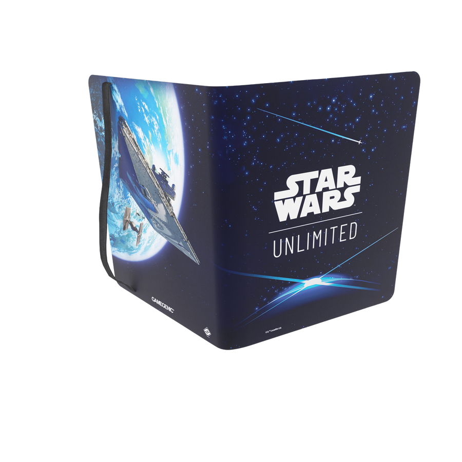 Gamegenic - Star Wars: Unlimited 18-Pocket Album - Card Back Blue