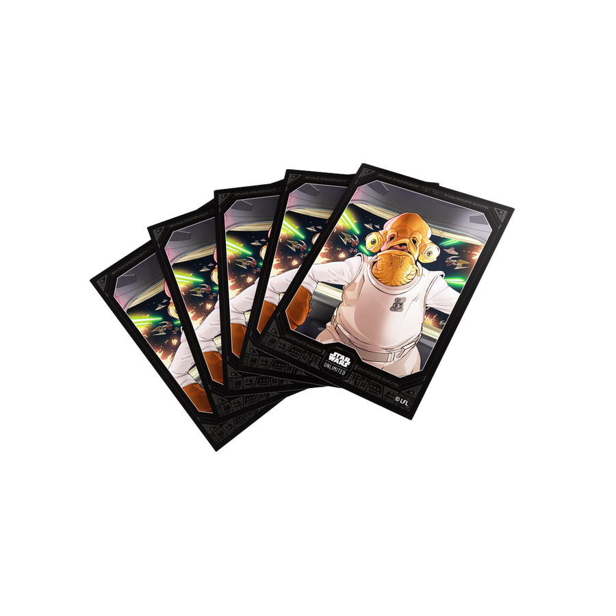 Gamegenic - Star Wars: Unlimited Art Sleeves - Admiral Ackbar