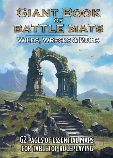 The Giant Book of Battle Mats Wilds, Wrecks & Ruins - EN
