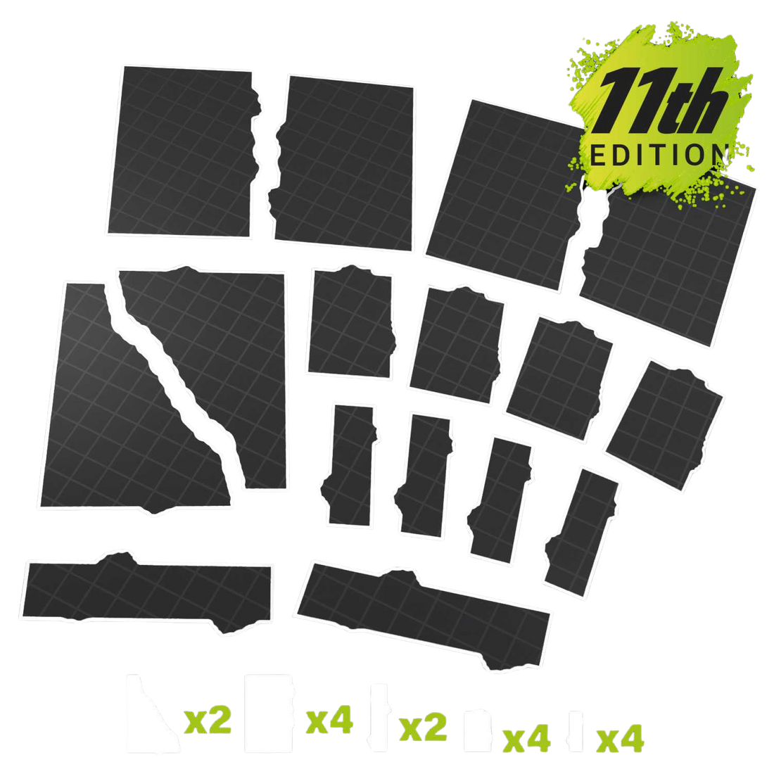 Green Stuff World - 11th Edition Glasspack Footprints Wh40k compatible