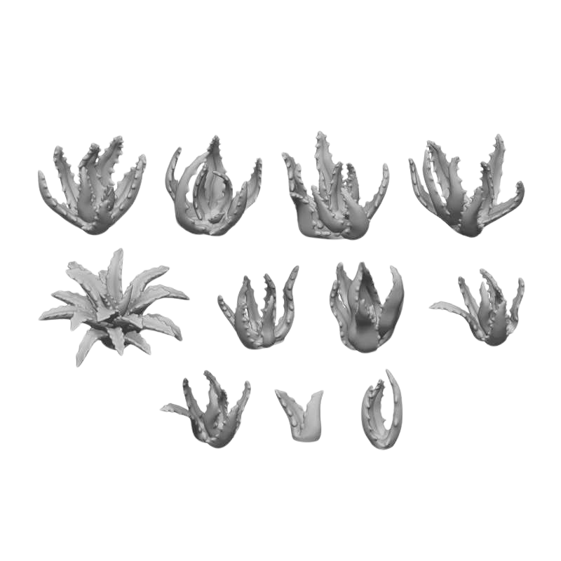 Green Stuff World - 3D printed set - Aloe