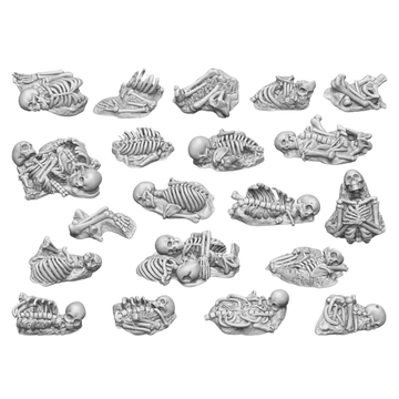 Green Stuff World - 3D printed set - Skeleton Remains 1:48