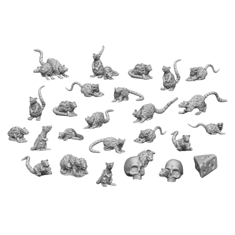 Green Stuff World - Small Rats 1:48-1:35