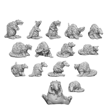 Green Stuff World - Giant Rats - Resin Set