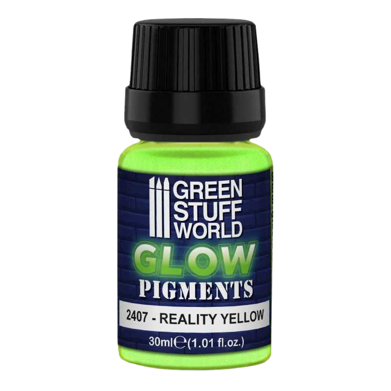 Green Stuff World - Glow in the Dark Pigment - REALITY YELLOW-GREEN