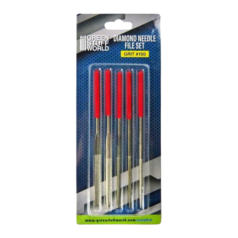 Green Stuff World - Diamond Needle Files Set - Grit 150