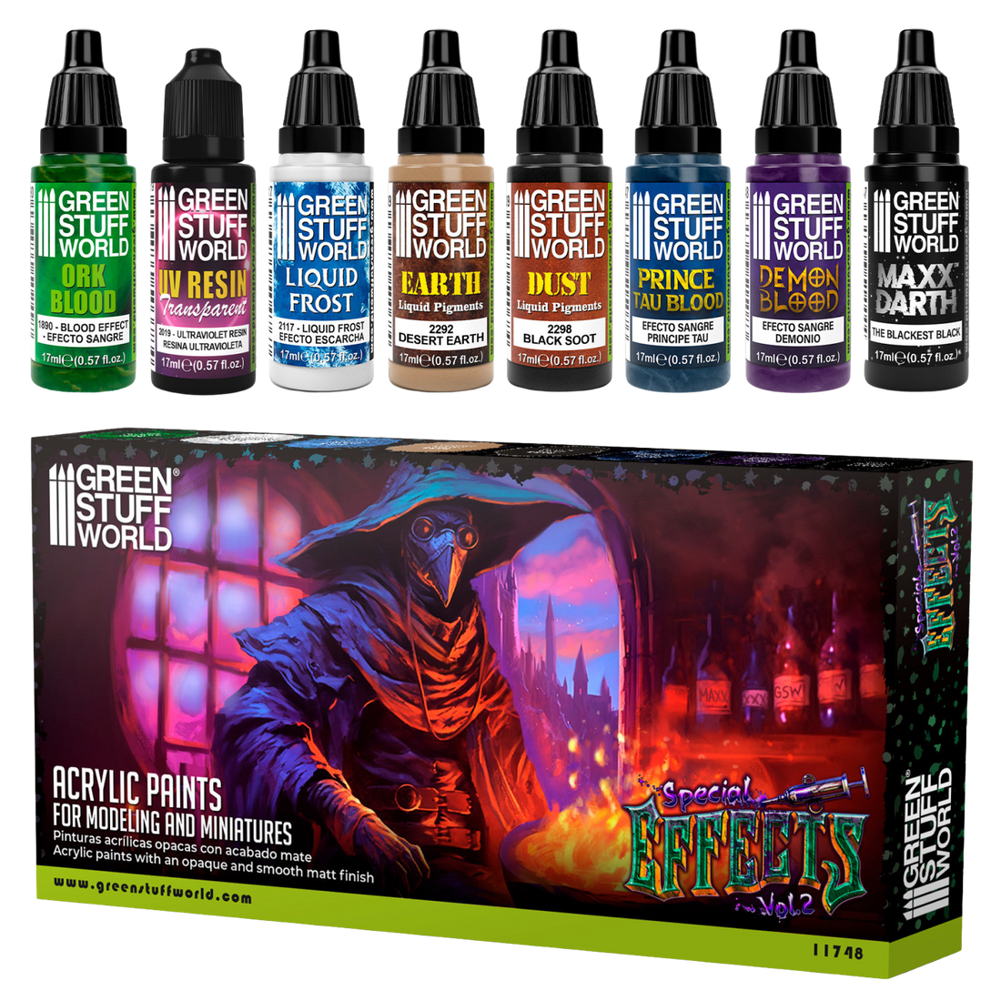 Green Stuff World - Paint Set - Special Effects Vol. 2