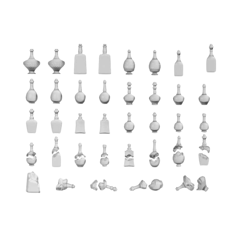 Green Stuff World - Potion and Liquor Bottles Resin Set
