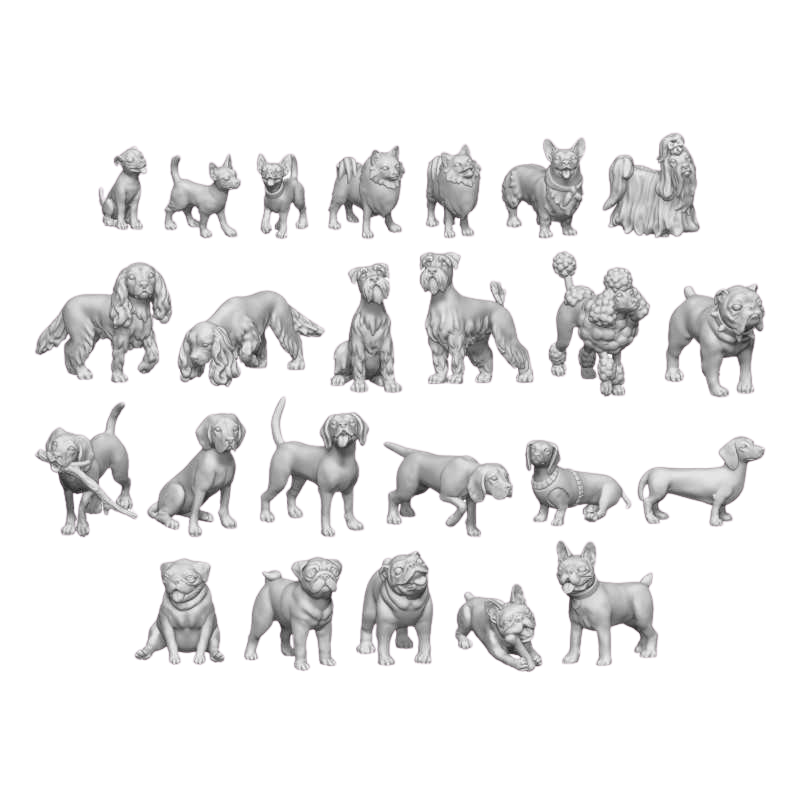 Green Stuff World - Small Dogs 1:48