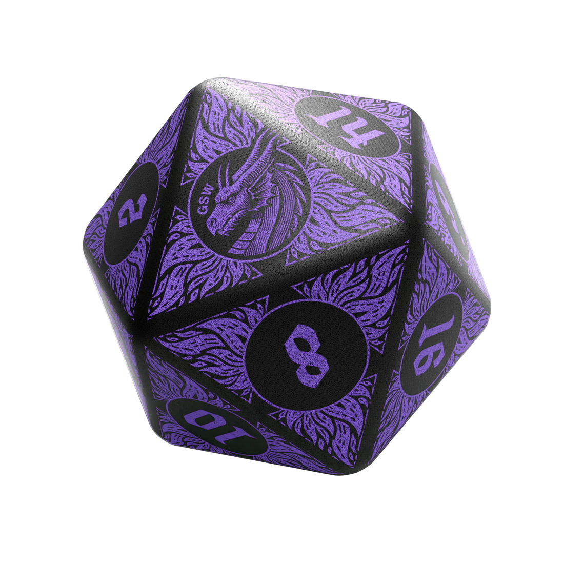 Squishy D20 Dice - DRAGON