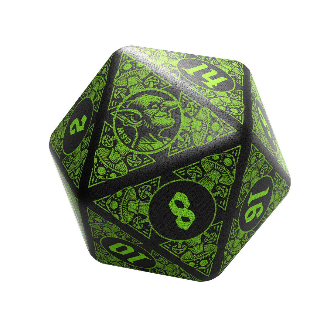 Squishy D20 Dice - GOBLIN