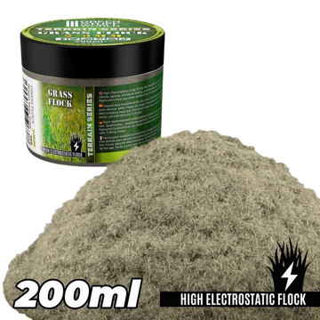 Green Stuff World - Static Grass Flock 2-3mm - Brown Moor Grass - 200 ml