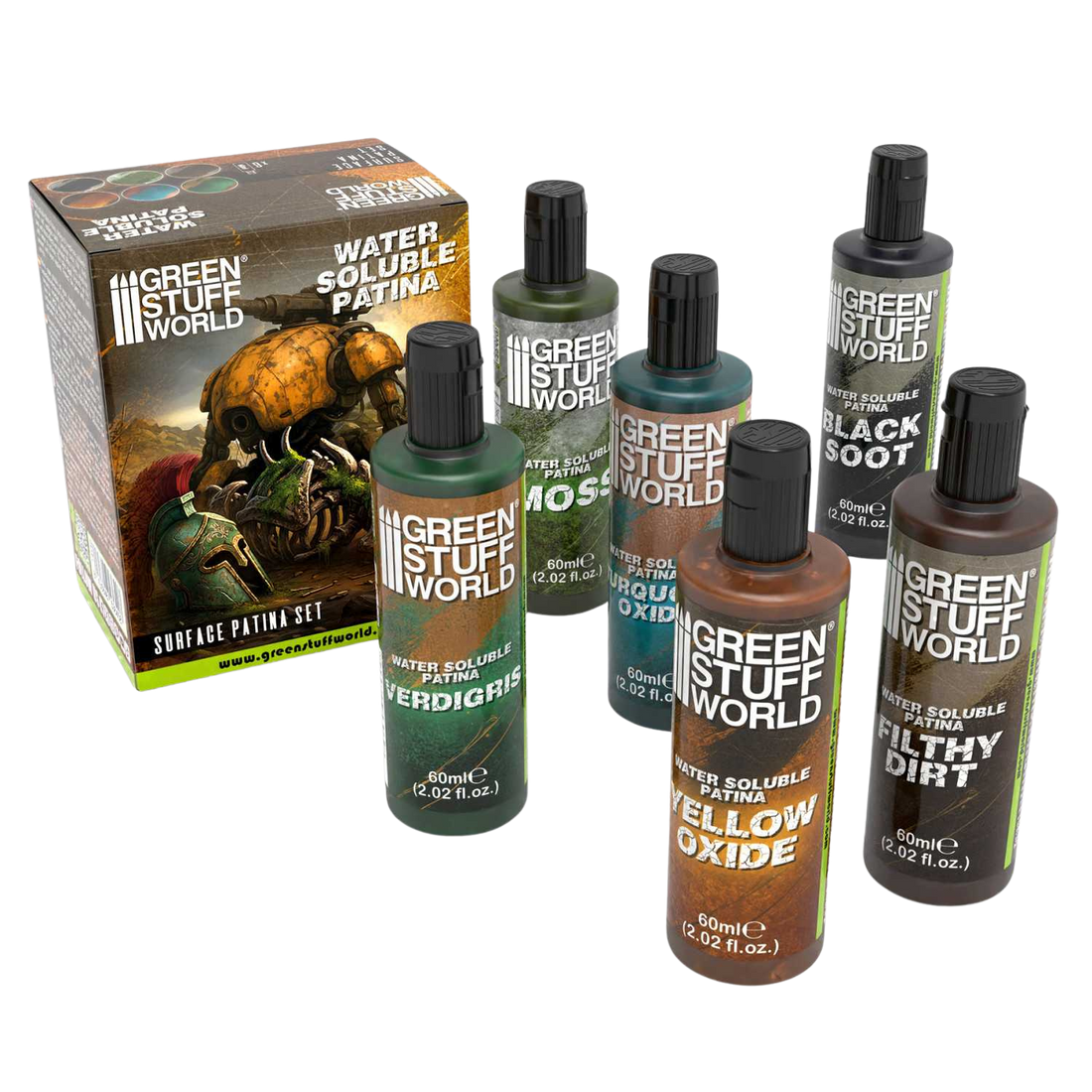 Green Stuff World - Water soluble patina set