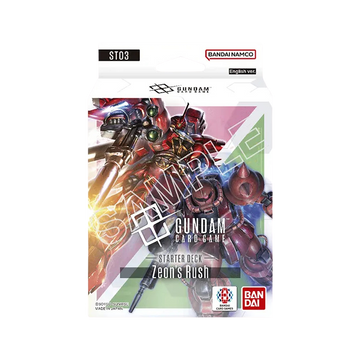 Gundam Card Game - Starter Deck ST03 Zeon’s Rush - EN