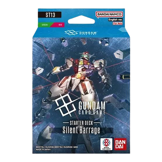 Gundam Card Game Starter Deck ST13 Silent Barrage em inglês