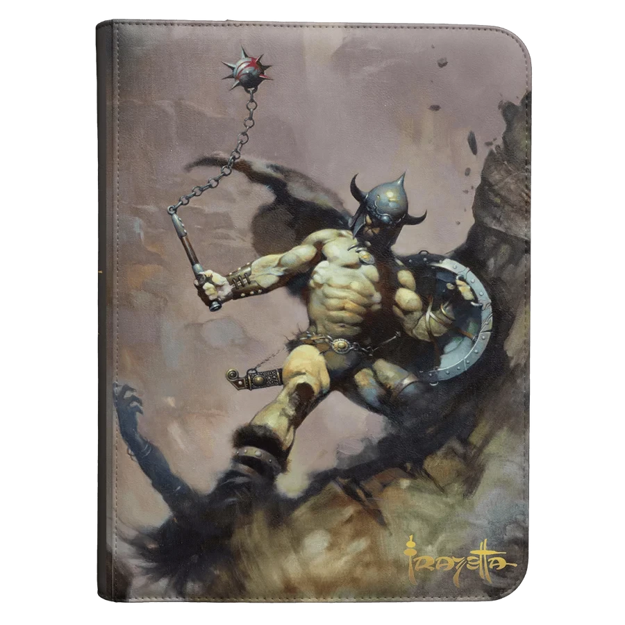 UP - Frank Frazetta - "Warrior with Ball and Chain" 9-Pocket Zippered Premium PRO-BINDER