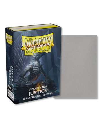 Dragon Shield Sleeves - Japanese size - Matte Dual - Justice (60 Sleeves)