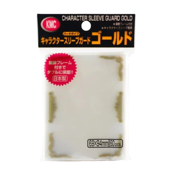KMC Standard Sleeves - Character Sleeve Guard Gold (60 Sleeves)