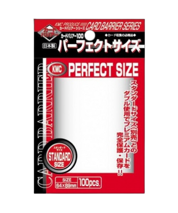 KMC Standard Sleeves - Perfect Size (100 Sleeves)