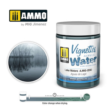 Ammo by Mig - Acrylic Water for Dioramas: Lake Waters 100ml