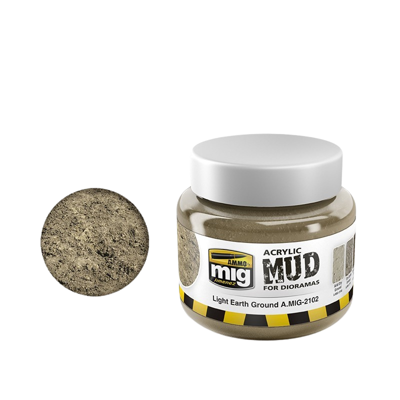 Ammo by Mig - Acrylic Mud for Dioramas: Light Earth Ground