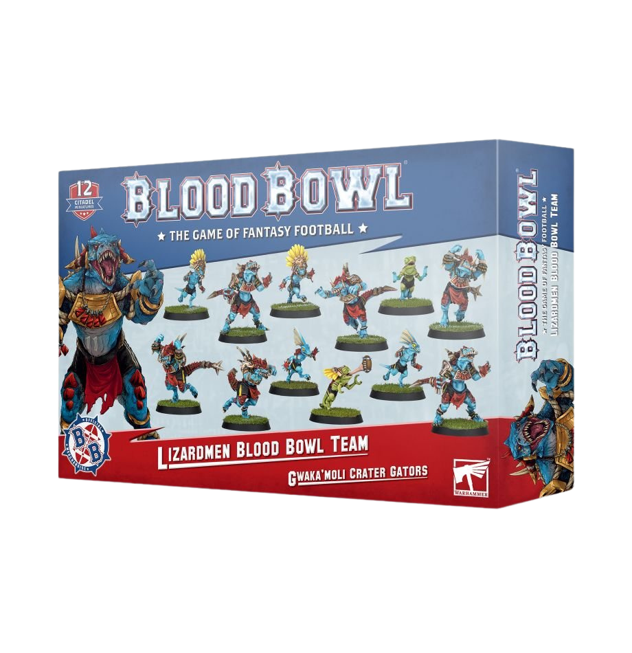 Blood Bowl - Lizardmen Team: Gwaka'moli Crater Gators (2020)