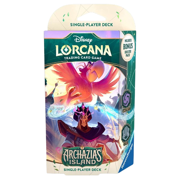 Disney Lorcana TCG - Archazia’s Island Starter Deck - Amethyst and Steel