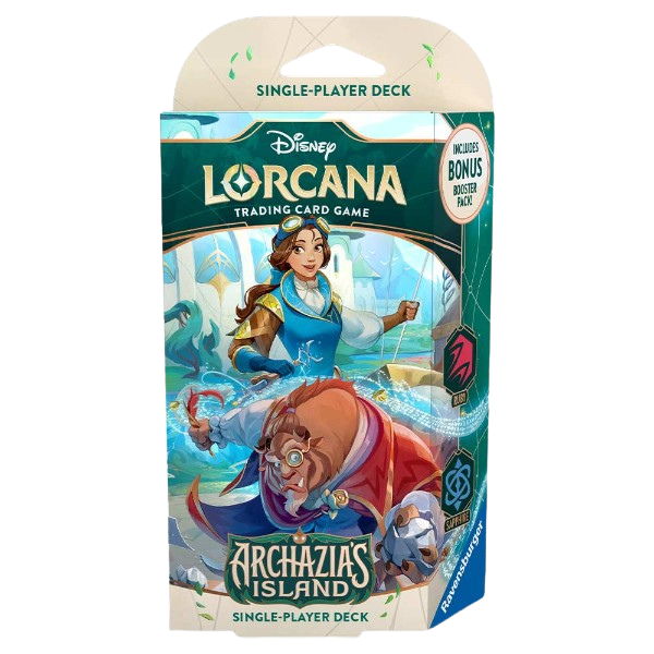 Disney Lorcana TCG - Archazia’s Island Starter Deck - Ruby and Sapphire