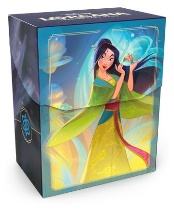 Disney Lorcana TCG - Deck Box Mulan, Considerate Diplomat