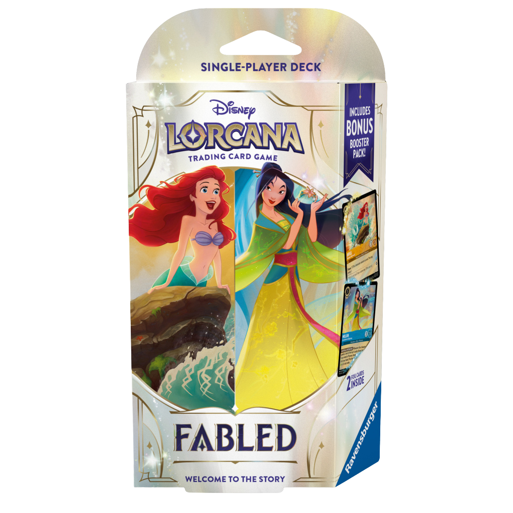 Disney Lorcana TCG - Fabled - Starter Deck - Amber and Sapphire