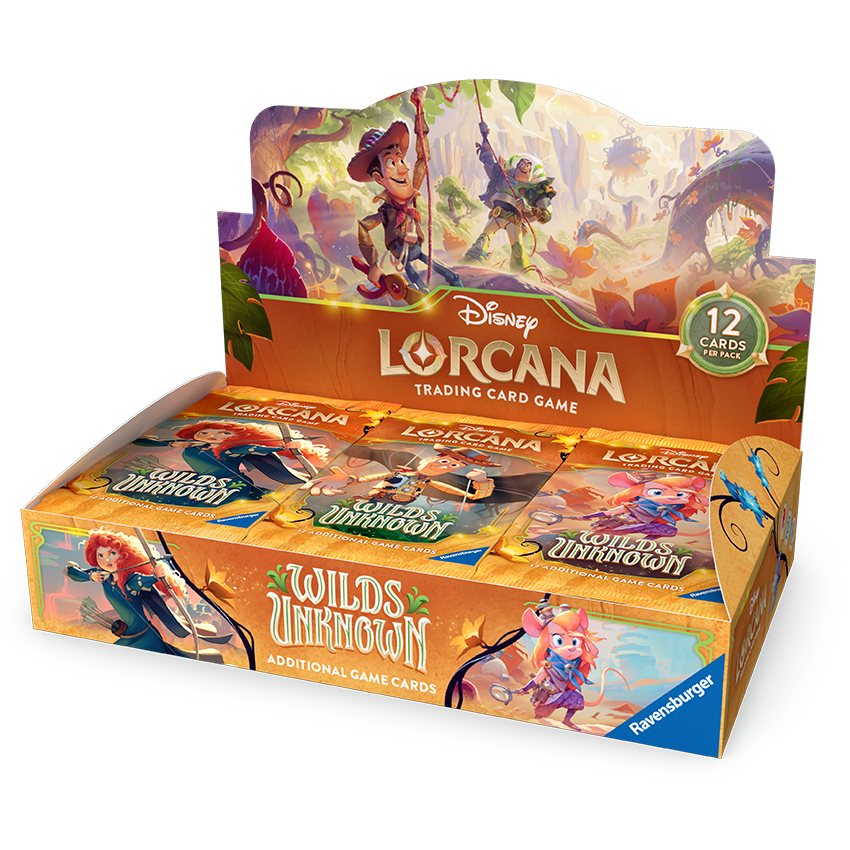 Disney Lorcana TCG - Wilds Unknown Booster Display (24 Packs)