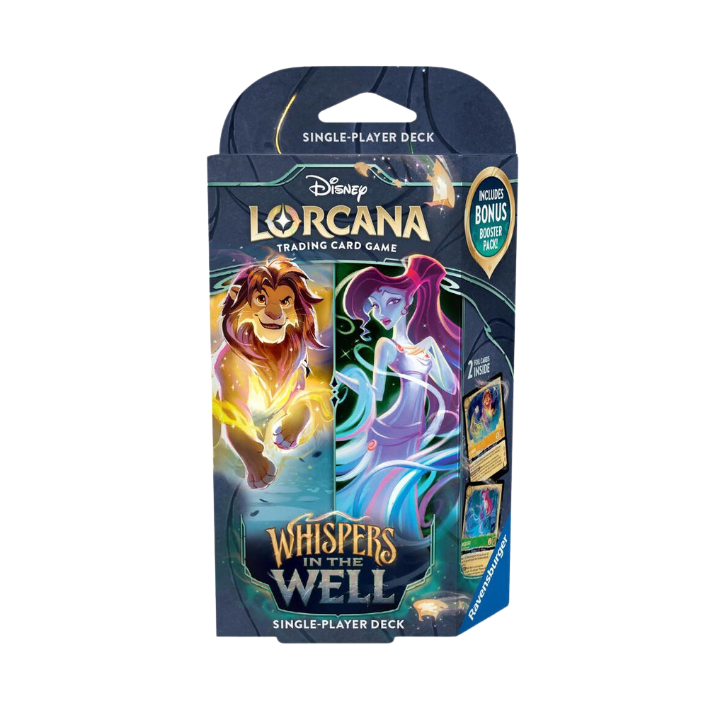 Disney Lorcana TCG - Whispers in the Well - Starter Deck - Amber and Emerald